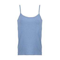 Musculosa Dama Bretelera Lisa Celeste Talle S