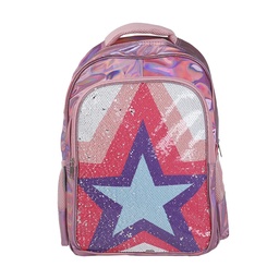 Mochila Colegial Estampada Holograma