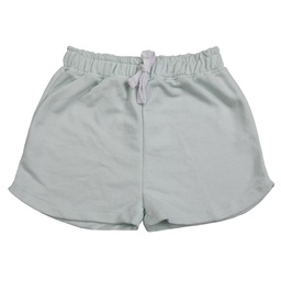 Short Niño/a Sin Bolsillos Liso Celeste Talle 10