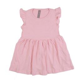 Vestido Niña/o Liso Rosa Talle 1