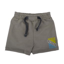 Short Niño/a con Bolsillos Estampado Skate Gris Talle 1