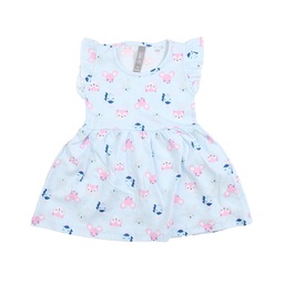 Vestido Niño/a Estampado Animales Celeste T3m . . .