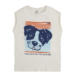 Musculosa Niño/a Estampa Perro Crudo Talle 3