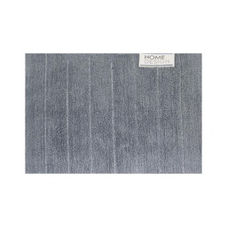 Alfombra Baño Líneas Crudo y Gris 40x60 cm