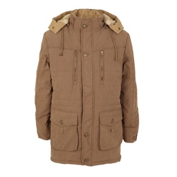 Campera Hombre Parka Corderito Tostado Talle 38