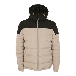 Campera Hombre Bicolor Camel Talle 38