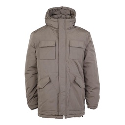 Campera Hombre Parka Bolsillo Camel Talle 48