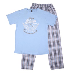 Pijama Hombre Estampado Cuadros  Talle Xl . . .