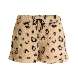 Short Dama Sherpa Print Talle S