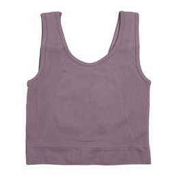 Top Morado Mangas Anchas Talle S