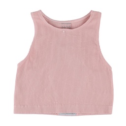 Top Niña/o Liso Remera Rosa Talle 6-8