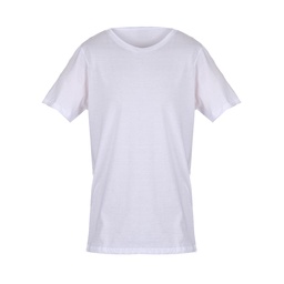 Remera Hombre Manga Corta Lisa Escote en u Blanco Talle Xl