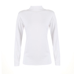 Media Polera Mangas Largas Blanco Talle S