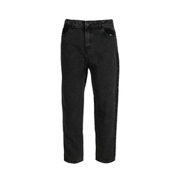 Pantalon Jean Mom Gris Oscuro Talle 28