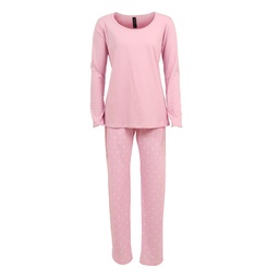 Pijama Dama Print Lunares Rosa Talle m