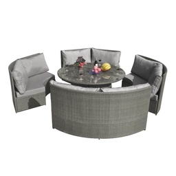 Set de Sillones con Mesa Home Studio Gris