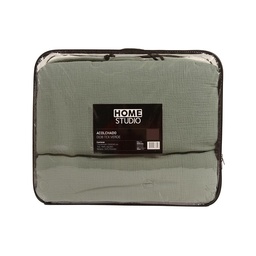 Acolchado Liso Twin Acolchado Dob Tex Verde Twin