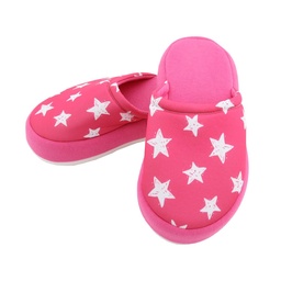 Pantufla Dama Estampadas Estrellas Rosa Talle 35/36