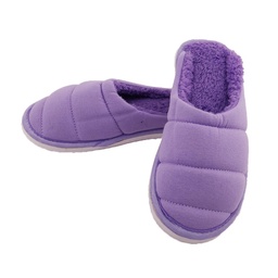 Pantufla Dama Costura Lila Talle 35/36