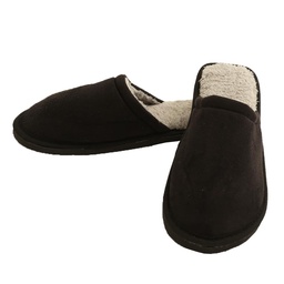 Pantufla Caballero Microfibra Negro Talle 39/40