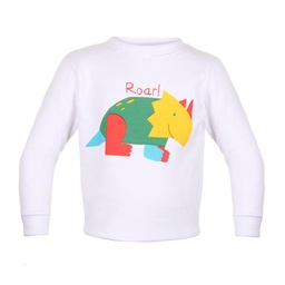 Buzo Niño/a Est Dino Color Blanco Talle 3