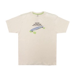 Remera Niño/a Manga Corta Estampada Skate Off White Talle 10