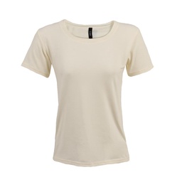 Remera Basica Lisa Escote en u Modal Crudo Talle Xl