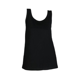 Musculosa Básica Lisa Negra Talle S