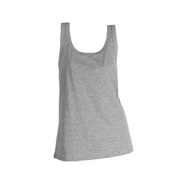 Musculosa Basica Jersey Lisa Escote u Gris Melange Talle l