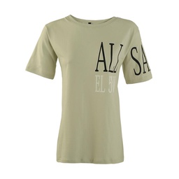 Remera Mc Beige Estampa All Talle S