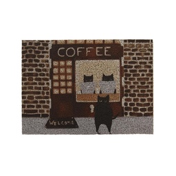 Felpudo Coffee Cat 50 x 70 cm