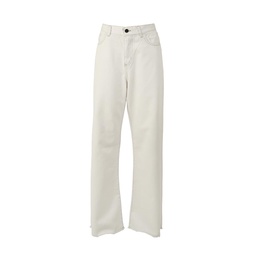 Jean Dama Recto Color Blanco Talle 36