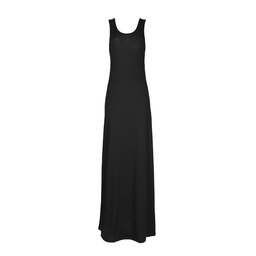 Vestido Largo Tejido Negro Talle S