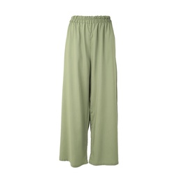 Pantalon Palazo Verde Hoja Poplin Talle Xxl