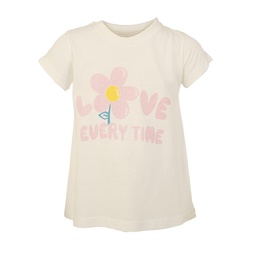 Remera Niña Estampada Love Blanco Talle 1