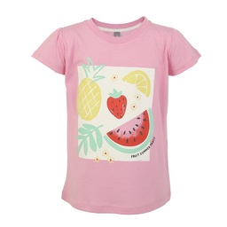 Remera Niña Estampada Fruits One Melon Rosa Talle 1