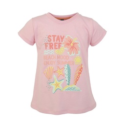 Remera Niña Estampada Stay Cool Rosa Talle 3