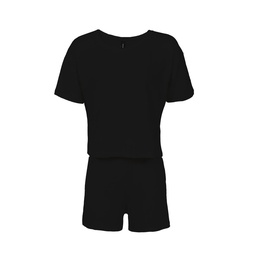 Pijama Dama Short Negro Talle l