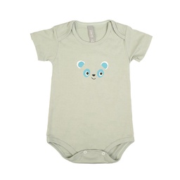 Body Bebe/a Jersey Est Verde Talle 12 Meses