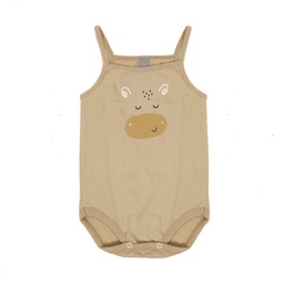 Body Bebe/a Estampa Vainilla Talle 12 Meses