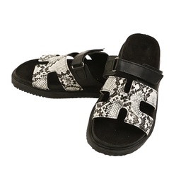 Sandalia Dama Negro Print Talle 37