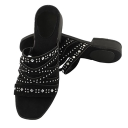 Sandalia Dama Negro Talle 37