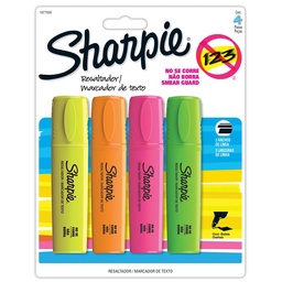 Resaltador Sharpie  Varios Colores 4 Unidades