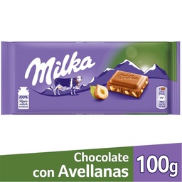 Chocolate Milka con Avellanas 100g