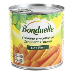 Zanahoria Bonduelle Extra Fina Lata 400 gr