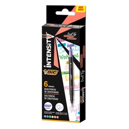 Resaltador Dual Bic Intensit 6 Unidades