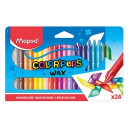 Crayones Maped Color Peps Wax 24 Unidades