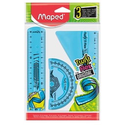 Set de Geometría Maped Twist Flex 3 Piezas