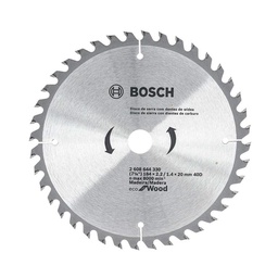 Disco de Corte Sierra Circular Bosch 184 mm 40 Dientes Madera