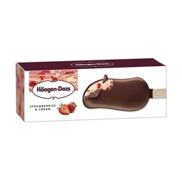 Helado Palito Strawberries/c Hagen Dazs Cja 80 ml